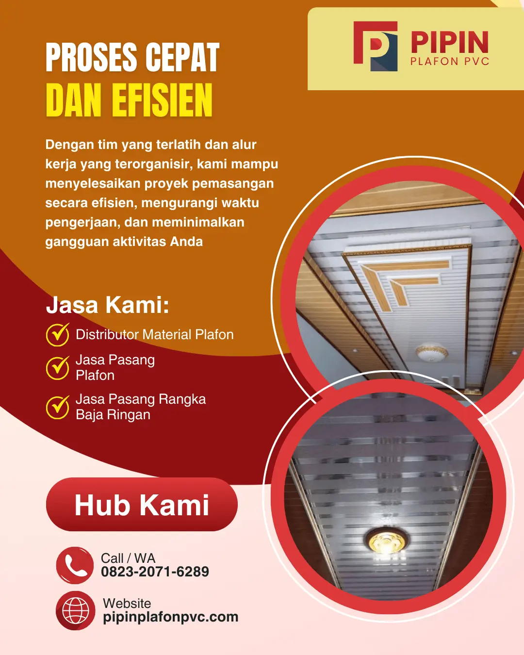 jasa pasang plafon dan toko distributor plafon pipin plafon pvc jasa kami 07